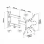 Aisens Soporte de Pared Eco Giratorio para TV/Monitor 13-42 Pulgadas Negro